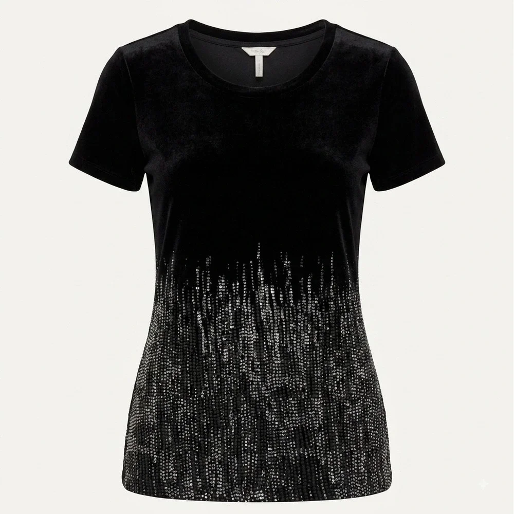 Vtg Y2K Grunge Indie Sleeze Metallic Silver Snakeskin T-Shirt S Black Whimsygoth